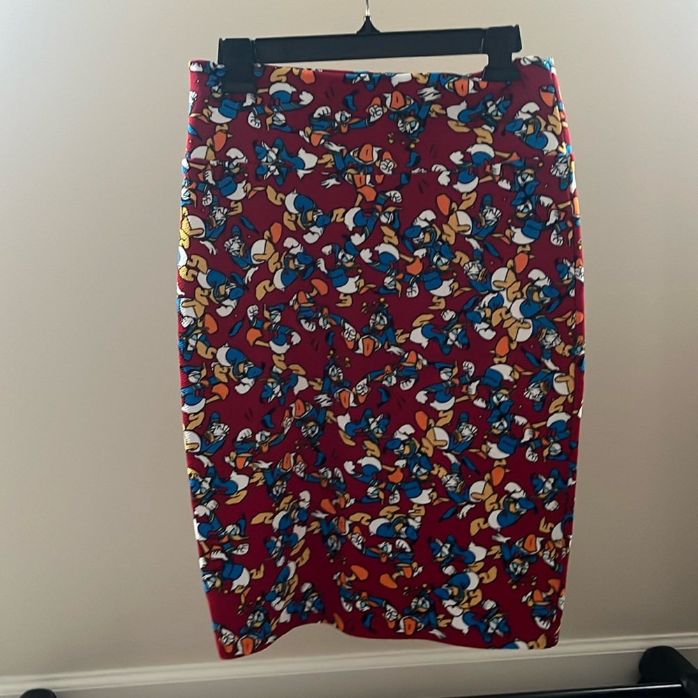 Donald Duck print LulaRoe Cassie